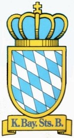 Coat of arms of the Royal Bavarian State Railways