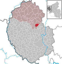 Kaart van Wawern (Eifel)
