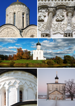 Witte monumenten van Vladimir en Soezdal