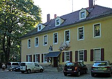 Blick auf das ehemalige Huthaus des Windbergschachtes