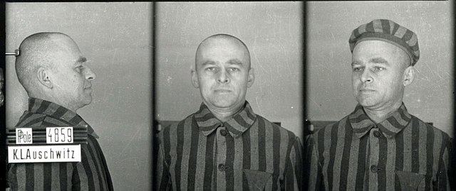 Witold Pilecki as KL-Auschwitz prisoner, KL Number 4859, 1940
