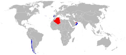 World operators of the EADS CASA C-295 Persuader.png