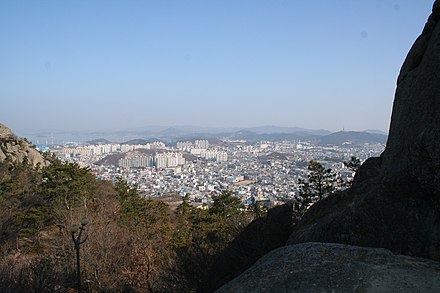 Mokpo seen from Yudalsan