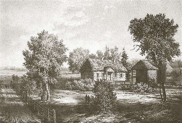 Zaosie manor, possible birthplace