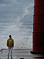 "A Stranger Staring Into the Waves." (5028038960).jpg