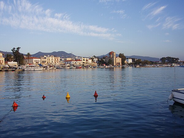 View of Aegina's seafront