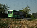 Čeština: Obec Černolice a její okolí nedaleko české metropole, minibus společnosti Martin Uher opouští obec nápověda English: A minibus leaving the town of Černolice and its surrounding nature in Central Bohemian region, CZ help