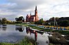 A view of Pastavy with St. Anthony's church.