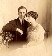 Les époux en 1914.