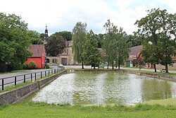 Centre of Vysoký Újezd