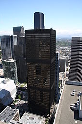 The current Safeco Plaza, originally the Seafirst Building. 1001 Fourth Avenue Seattle Washington.jpg