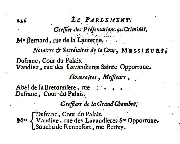 File:1772 Almanach Royal Vandive Not Secr Parlement p. 222.jpg