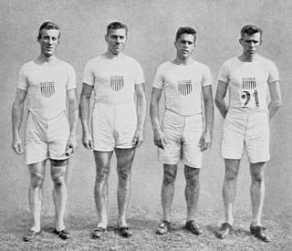 <span class="mw-page-title-main">Athletics at the 1912 Summer Olympics – Men's 4 × 400 metres relay</span> Athletics at the Olympics