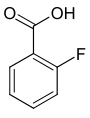 Structure of 2-fluorobenzoic acid