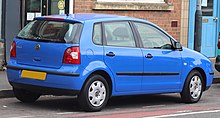 Pre-facelift Volkswagen Polo E (UK) 2005 Volkswagen Polo E 1.2 Rear.jpg