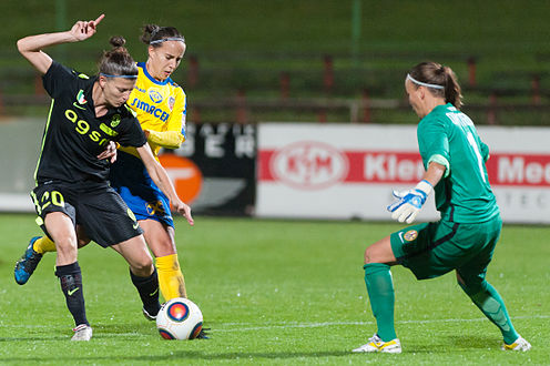 UEFA Women's Champions League St. Pölten-Spratzern gegen ASD CF Verona von Ailura, 7. Oktober mit Akkreditierung und 300mm-Objektiv