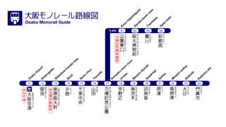 大阪モノレール: 歴史, 路線, 車両