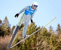 Iver Olaussen vid Nordic Mixed Team-tävlingen