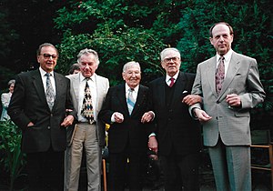 von links nach rechts: Alfred Altenburger; Walter Barylli; Otto Strasser; Wilhelm Hübner; Werner Resel
