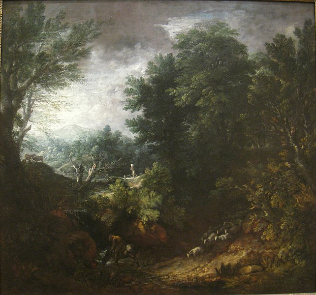 File:A Grand Landscape, probably early 1760s, by Thomas Gainsborough (1727-1788) IMG 7309.JPG