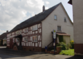 English: Half-timbered building in Heidelbach Holzburger Strasse 2, Alsfeld, Hesse, Germany This is a picture of the Hessian Kulturdenkmal (cultural monument) with the ID 12640 (Wikidata)