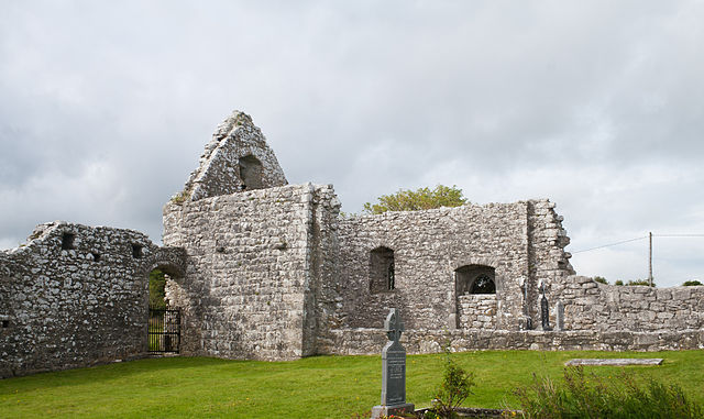 The ruins of Annaghdown Abbey, the religious center of Iar Connacht.