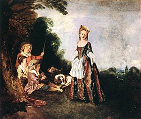 Y Ddawns (tua 1717; Gemäldegalerie, Berlin)