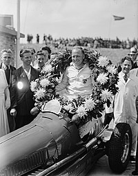 Reg Parnell in Zandvoort in 1948