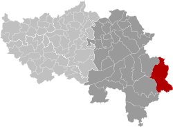 Büllingen Liège Belgium Map.svg