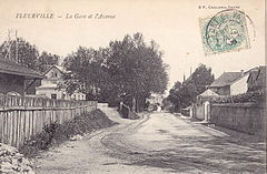Fleurville - La Gare et l'Avenue