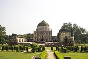 Bada Gumbad is situated inside Lodi Gardens and it's a tomb but the person lying buried in it is not identified, but he must have been an high ranking officer during Sikandar Lodi’s period (1489-1517).