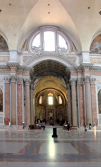 English: Interier of Basilica Santa Maria degl...