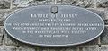 Plaque re Battle of Jersey on Jersey Hospital