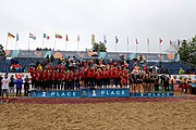 Deutsch: Beachhandball Europameisterschaften 2019 (Beach handball Euro); Tag 6: 7. Juli 2019 – Siegerehrungen English: Beach handball Euro; Day 6: 7 July 2019 – Medal ceremony