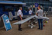 English: Belarusian UAV. 10th international exhibition of arms and military machinery Milex-2021 (23-26 June 2021). Minsk, Belarus Русский: Белорусский БПЛА. 10-я международная выставка вооружения и военной техники Milex-2021 (23-26 июня 2021). Минск, Беларусь