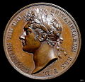 Бенедетто Піструччі. Коронаційна медаль короля Георга IV, Велика Британія, 1821 р.