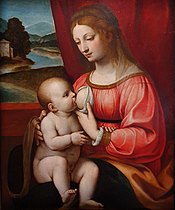 Madone allaitant l’Enfant, Pinacothèque ambrosienne de Milan