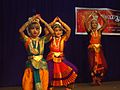Bharathanatyam performing in Melpathoor auditorium.JPG