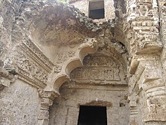 Arco multifoil, templo Kafirkot, Punjab, Pakistán, siglos VII-IX d.C.