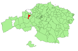 Location o Muskiz in Biscay.
