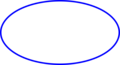 Blue ellipse