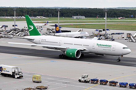 Turkmenistan Airlines Boeing 777-200LR