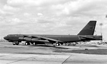 A Boeing B-52H, AF Ser. No. 60-0017, of the type assigned to the 449th Bomb Wing Boeing B-52H-140-BW (SN 60-0017) 061026-F-1234S-023.jpg