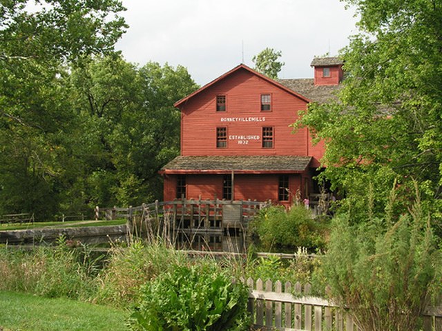 A view of the mill at Bonneyville Mill County Park