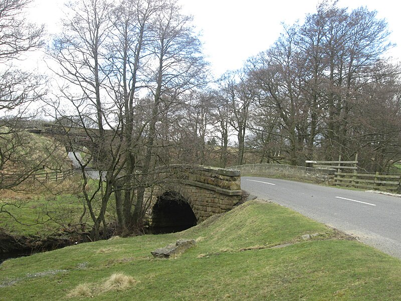 File:Bridge over Eller Beck near Moorgates - geograph.org.uk - 5319010.jpg