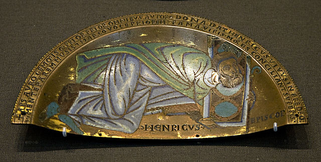 Contemporary plaque showing Henry of Blois, now in the British Museum, c. 1150