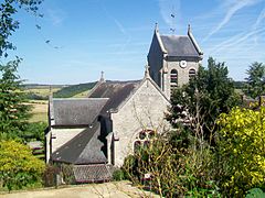 Église Saint-Saturnin, façade sud.