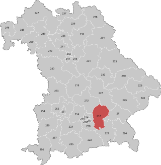 <span class="mw-page-title-main">Erding – Ebersberg</span> Federal electoral district of Germany