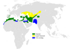 Aire de répartition de l'Alouette pispolette