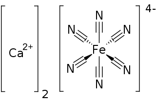 Calcium ferrocyanide Chemical compound